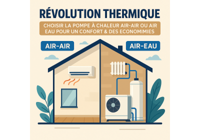 Révolution Thermique : Choisir la Pompe à Chaleur Air-Air ou Air-Eau pour un Confort & des Économies Maximales  image