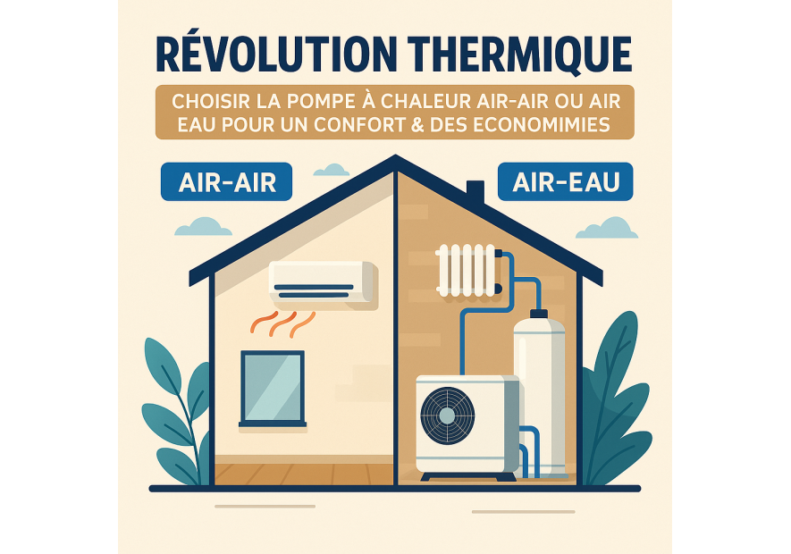 Révolution Thermique : Choisir la Pompe à Chaleur Air-Air ou Air-Eau pour un Confort & des Économies Maximales 